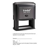 Self Inking 75 x 38mm Custom Stamp