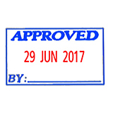 Shiny Self Ink Stamp *APPROVED* Dater