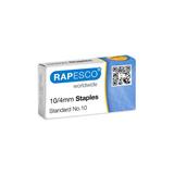 Rapesco No.10 10/4mm Galvanised Staples
