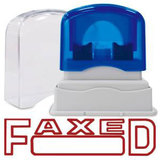 Shiny Pre-Inked Stamp *FAXED* Space/Date