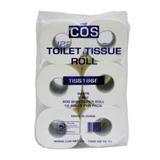 COS Toilet Roll Unwrapped 2Ply 400 sheet