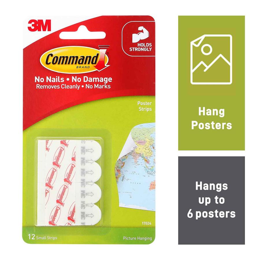3M Command Poster Strips ADHE8030 COS Complete Office Supplies