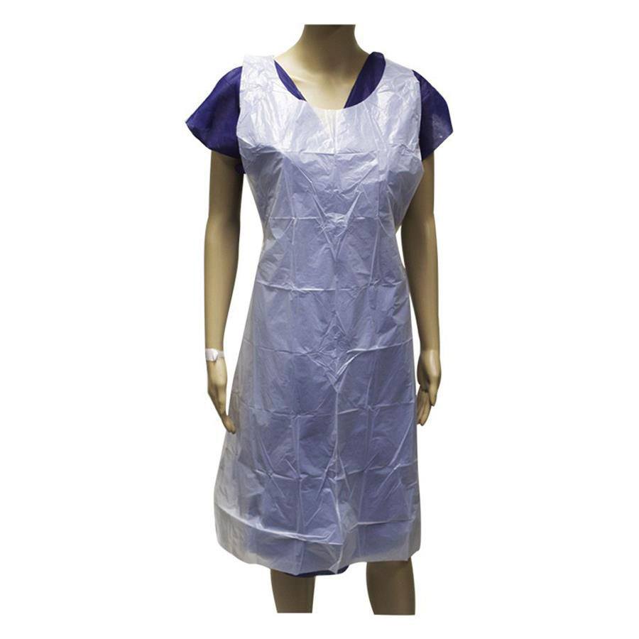 COS APRON LIVINGSTONE DISPOSABLE BIB STYLE LDPE CTN100