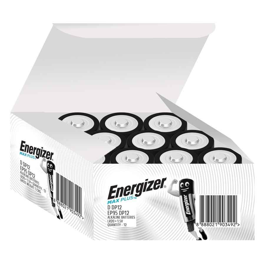 COS Energizer Max Plus Alkaline D Battery