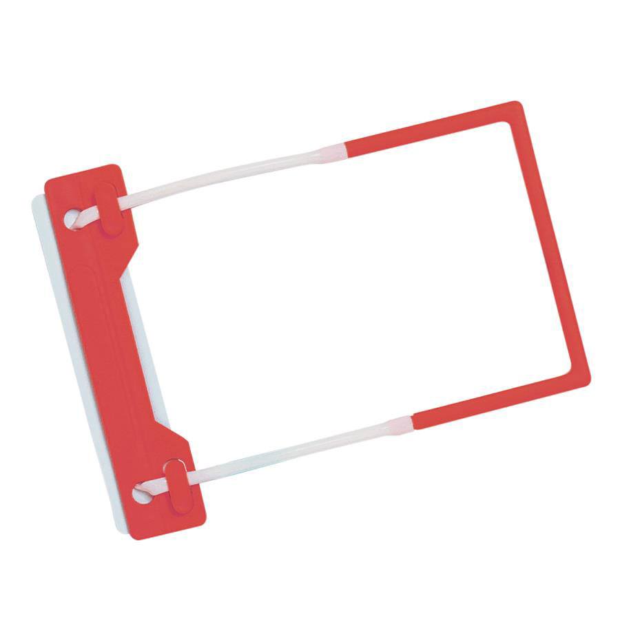 COS FILE FASTENER UCLIP RED PKT100