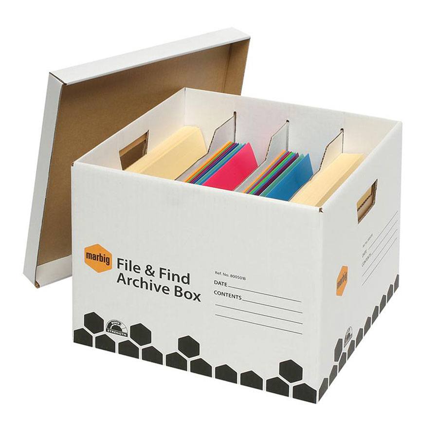 COS Marbig Archive Boxes with Dividers