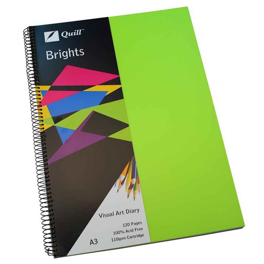 COS Quill Visual Arts Diary A3 120 Pg