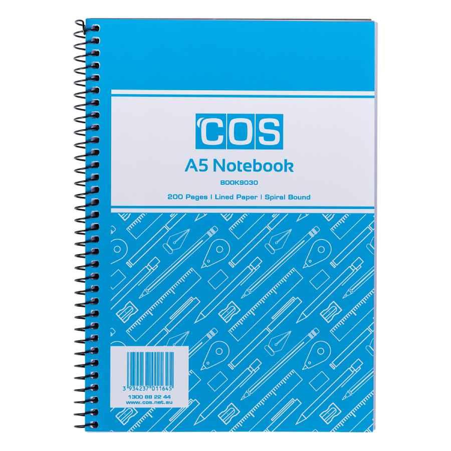 COS Spiral Book A5 S/O 200 Pg
