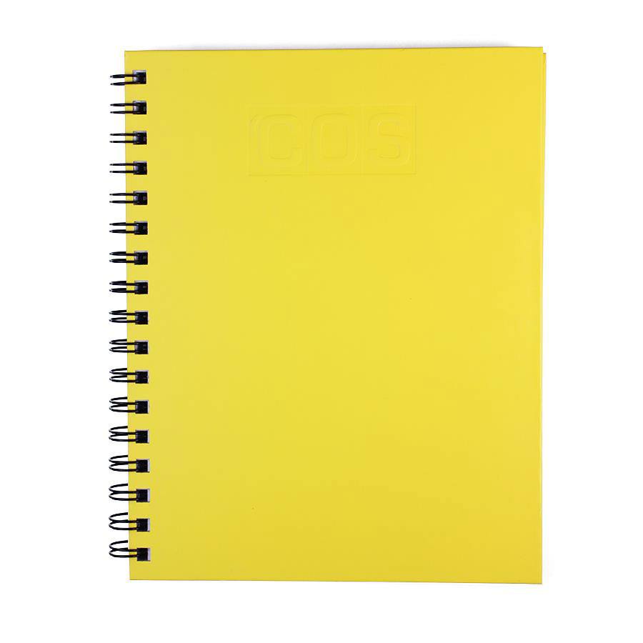 COS BOOK SPIRAL HARDCOVER A4 COS 200P SUNSHINE