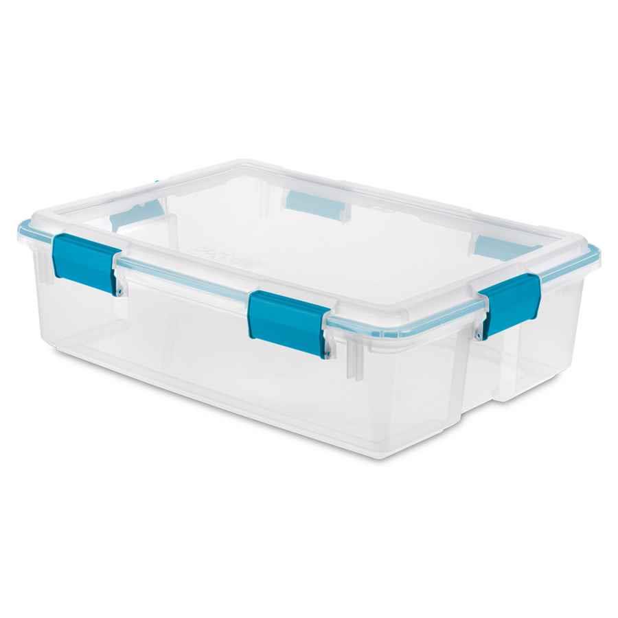 COS Sterilite Gasket Storage Box w Lid 35L