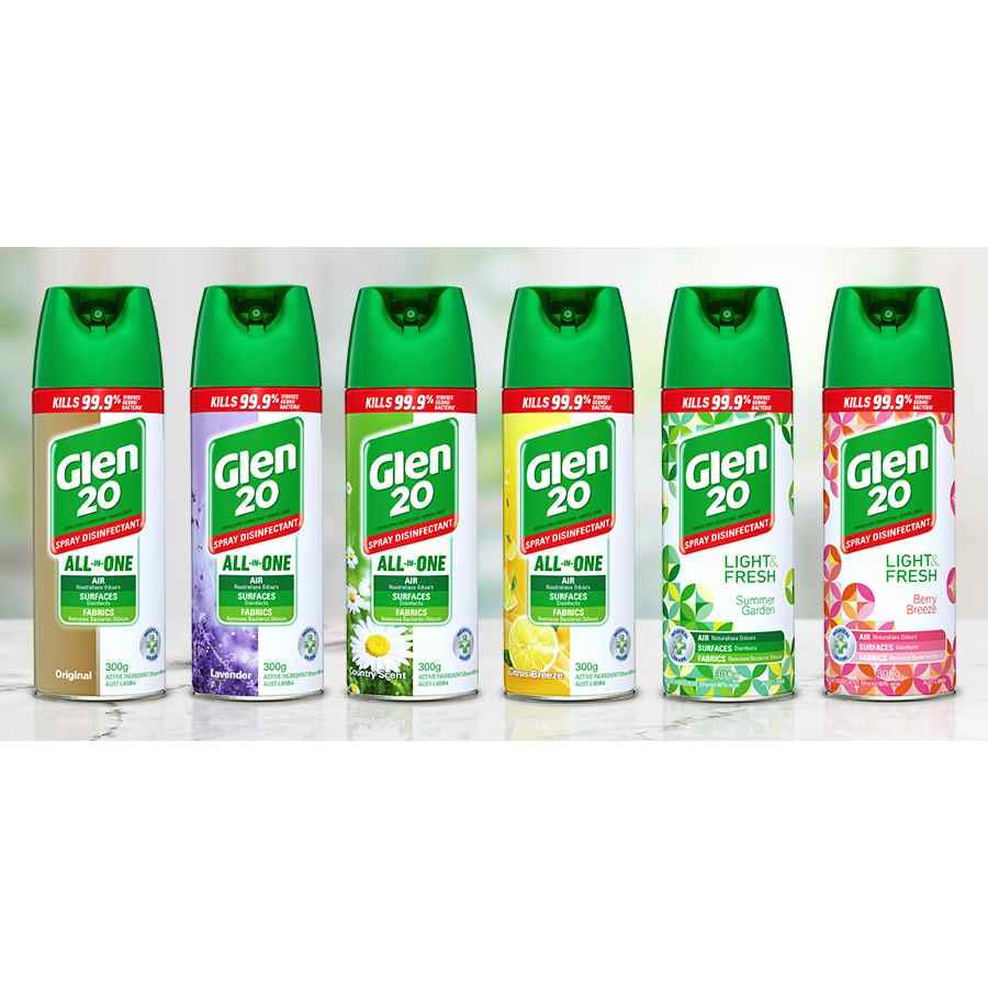 Glen 20 Disinfectant Spray 300g CLEA5244 COS Complete Office Supplies