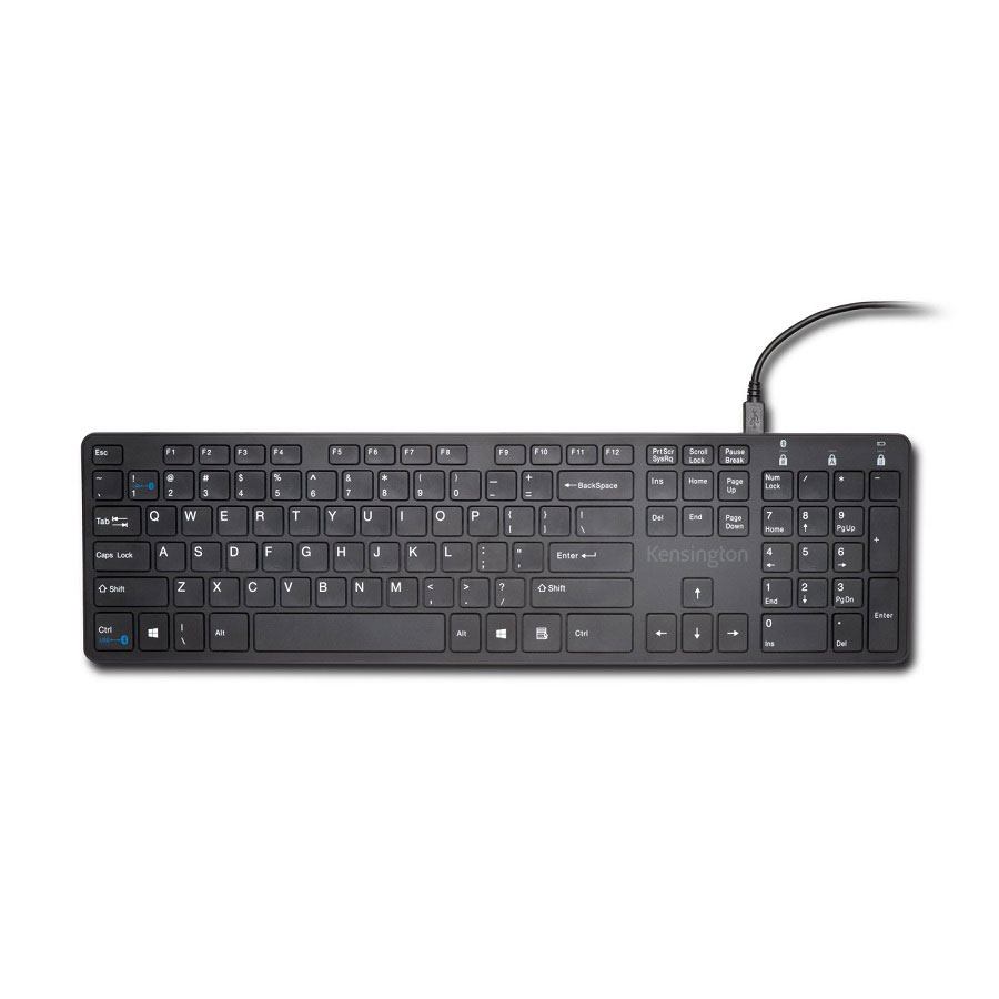 COS KEYBOARD SWITCHABLE KENSINGTON KP400 WIRED BLACK