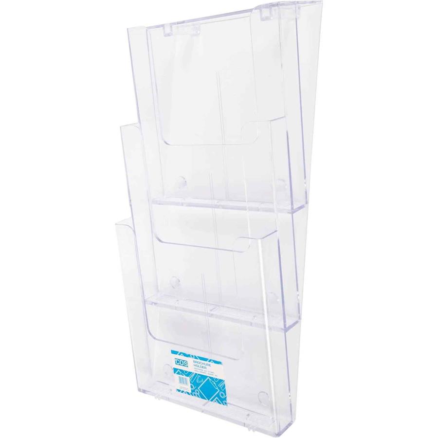 Brochure Holder A4 Wall 3 Tier