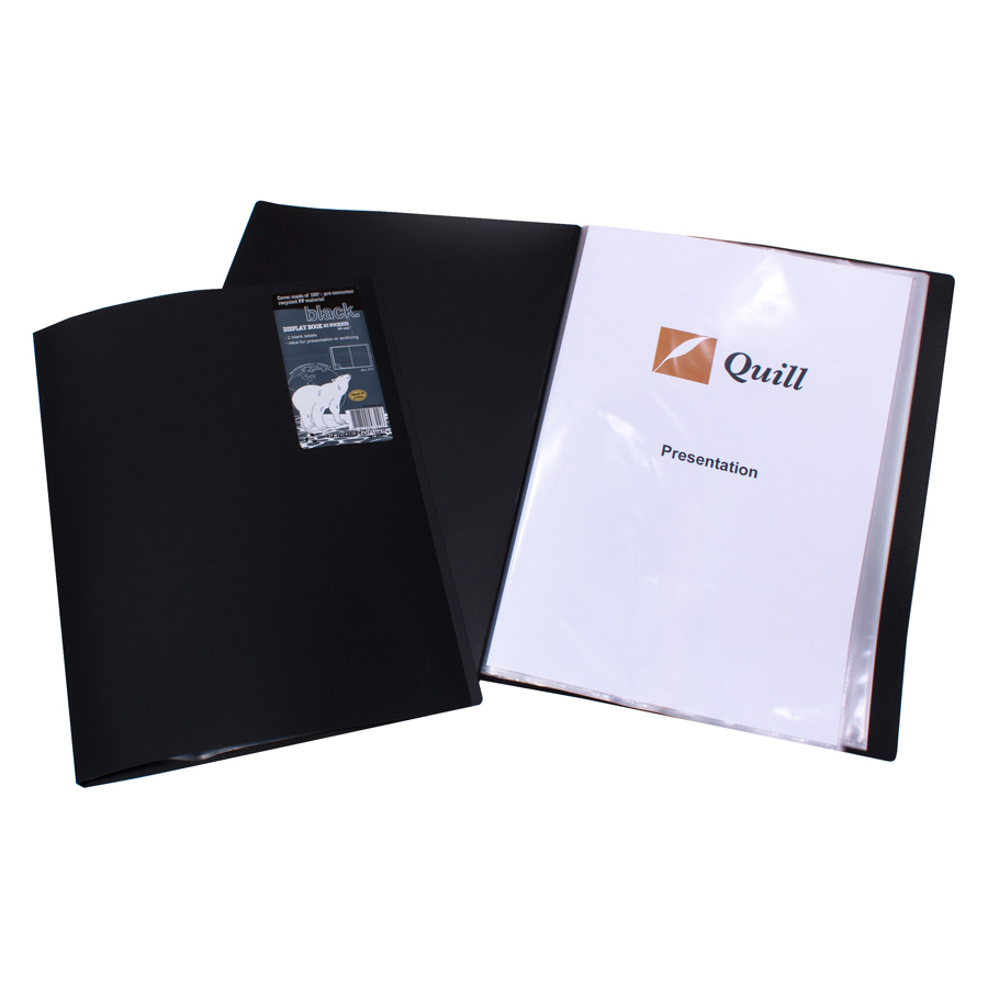 COS DISPLAY BOOK FIXED FOLDERMATE A4 20P BLACK