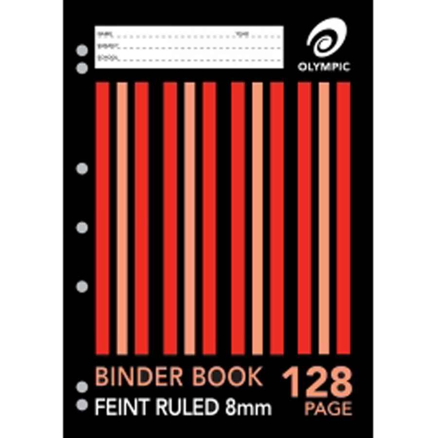 Olympic Binder Book A4 8mm 55gsm 128Pg EXER9088 COS Complete