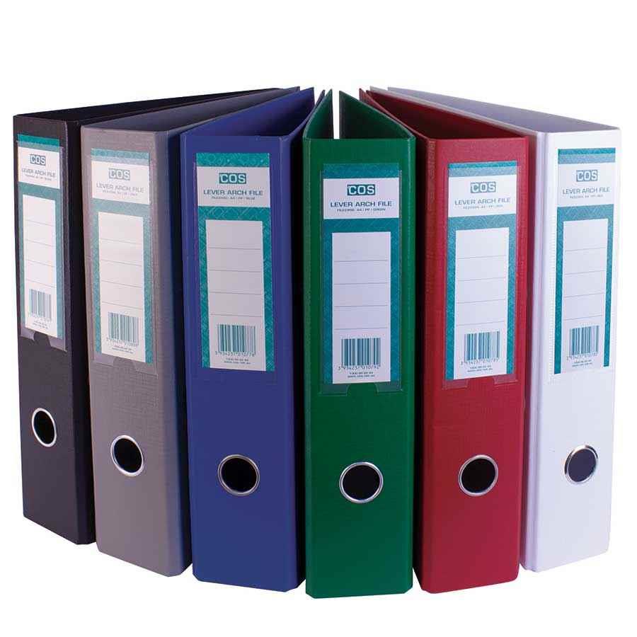 COS Lever Arch File A4 PP