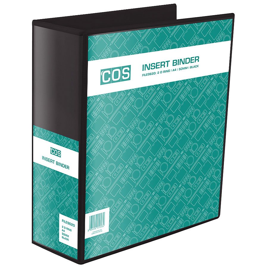 cos insert binder a4 2 ring 50mm file9620 cos complete office