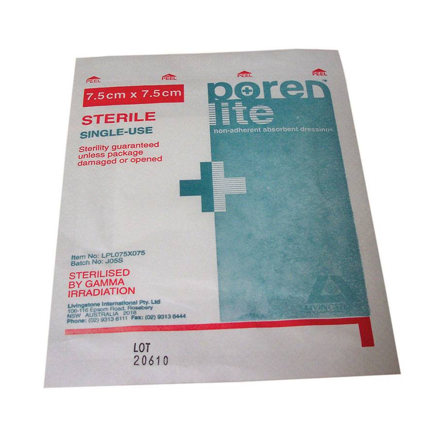 COS FIRST AID NONADHERENT DRESSING 75 X 75MM EA