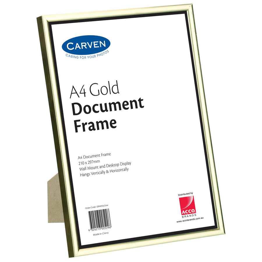 COS FRAME DOCUMENT A4 GOLD