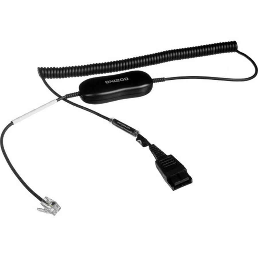 Jabra GN1200 Smart Headset Curly Cord HEAD0188 COS Complete