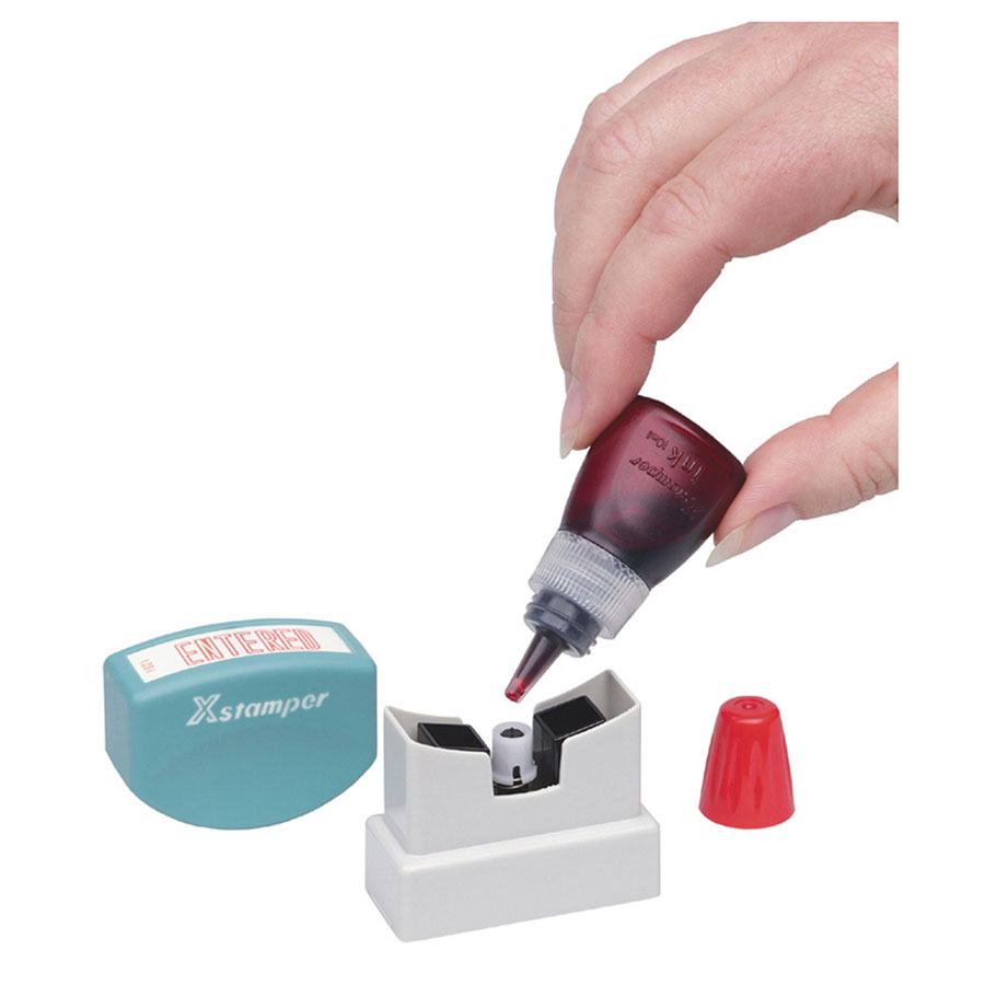 COS INK XSTAMPER 10CC BLACK*