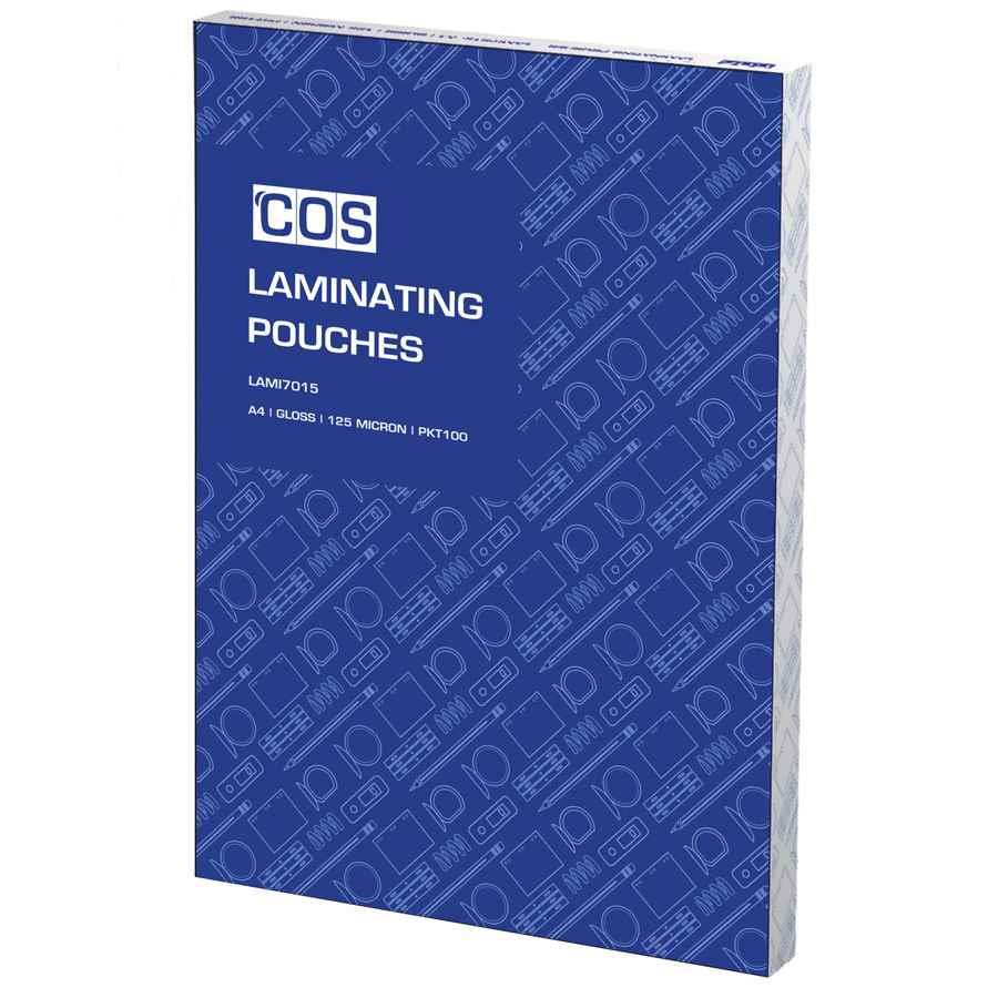 COS A4 125 Micron Laminating Pouches