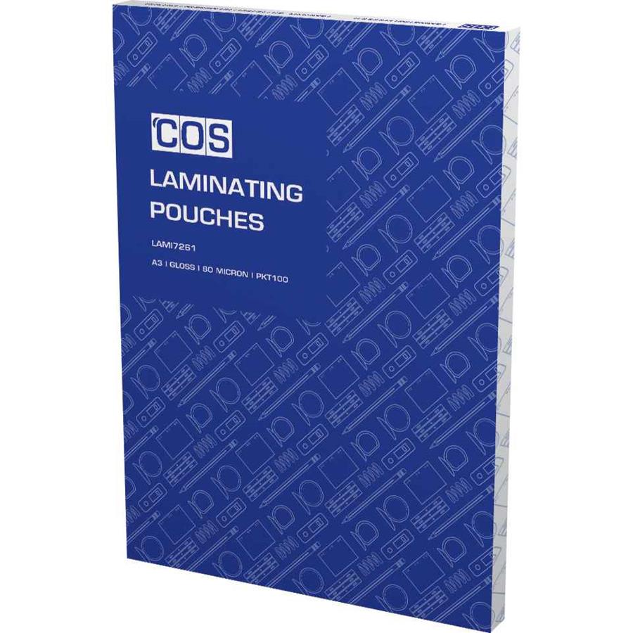 COS A3 80 Micron Laminating Pouches