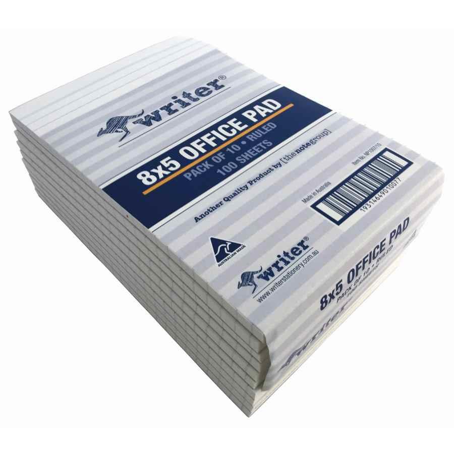 COS Ruled Pad Bank 200x125mm 100 Sheets