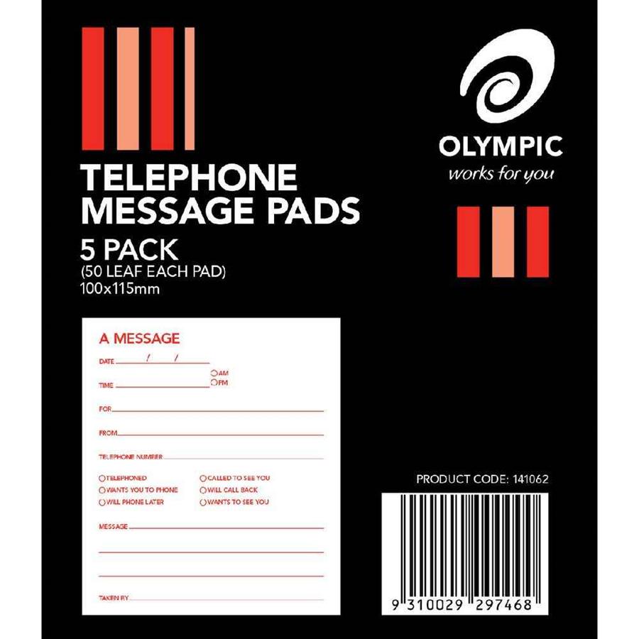 COS Telephone Message Pad While You Were Out