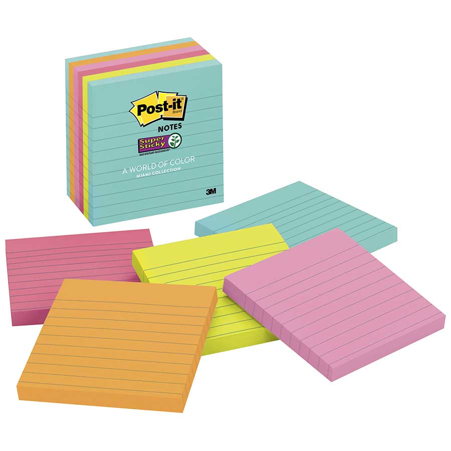 COS Postit Notes SS Miami Lined 101x101mm