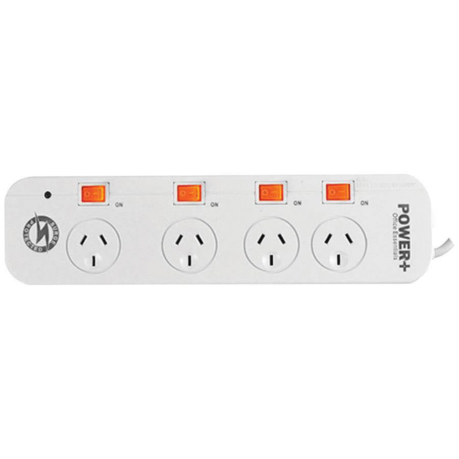 COS 4 Outlet Individual Switch Power Board
