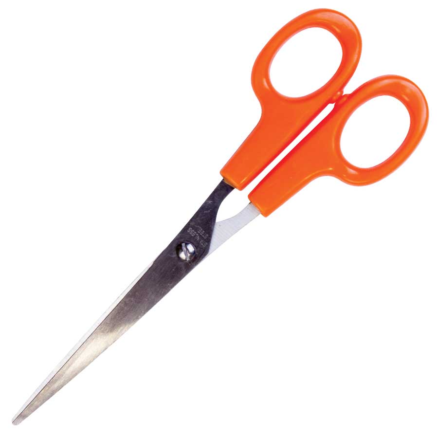 COS SCISSORS COS SMALL 158MM PLASTIC HANDLE ORANGE