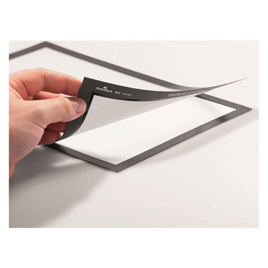 COS SIGN HOLDER DURABLE A5 BLACK PKT2*