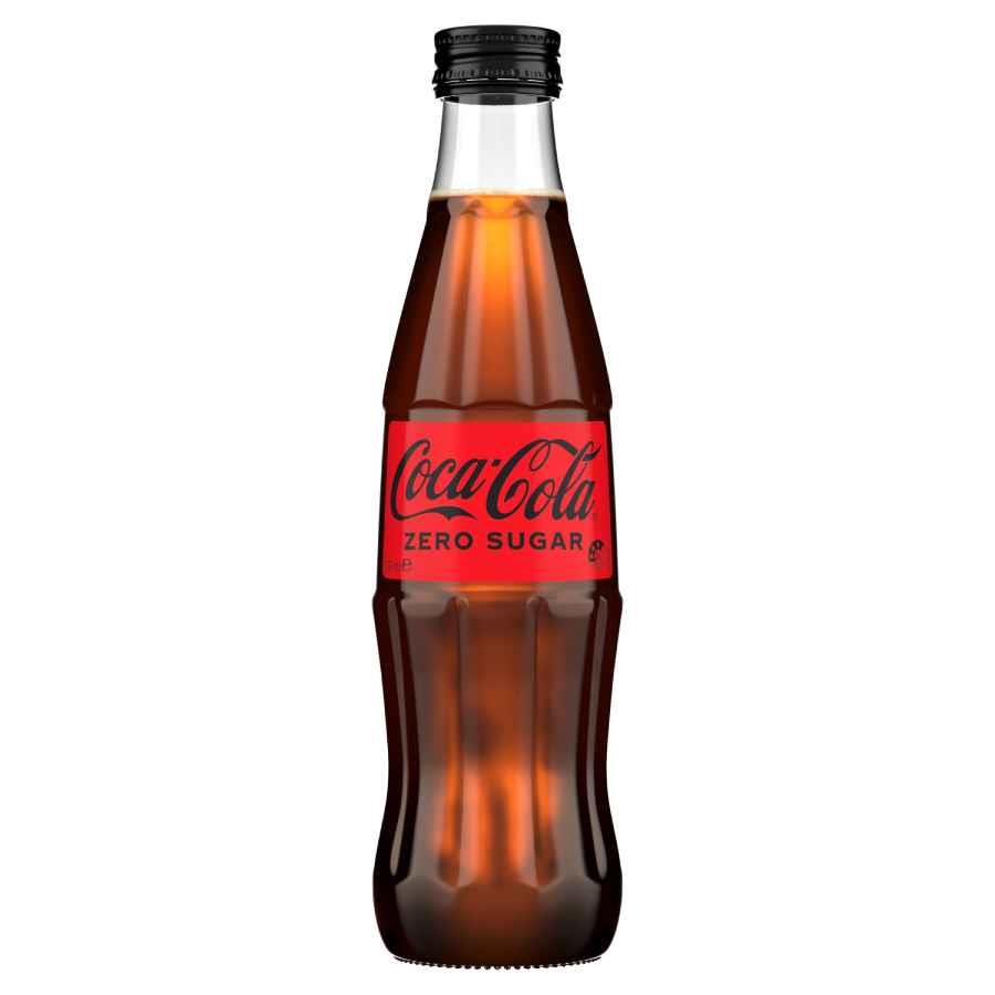 COS Coca Cola No Sugar Glass Bottle 330ml