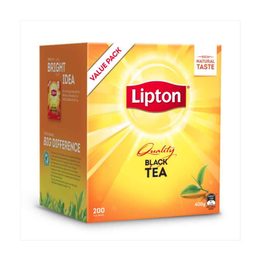 COS TEA BAGS LIPTON QUALITY BLACK LABEL BOX200