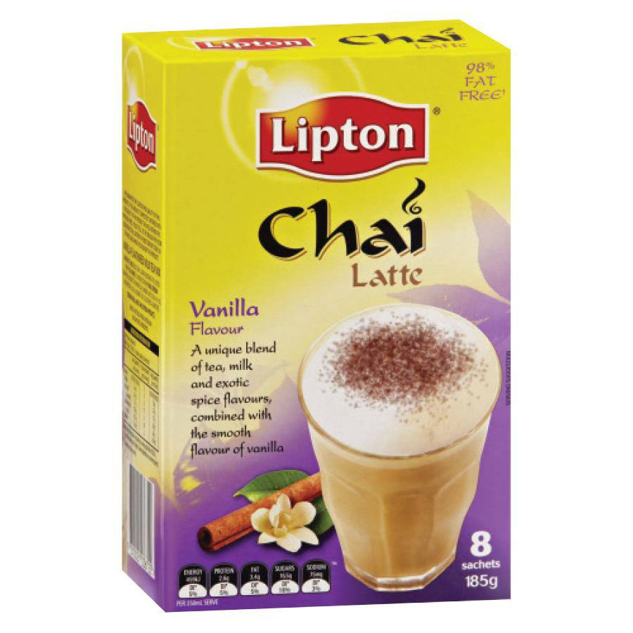 COS TEA SACHET LIPTON HERBAL CHAI LATTE VANILLA BOX8*