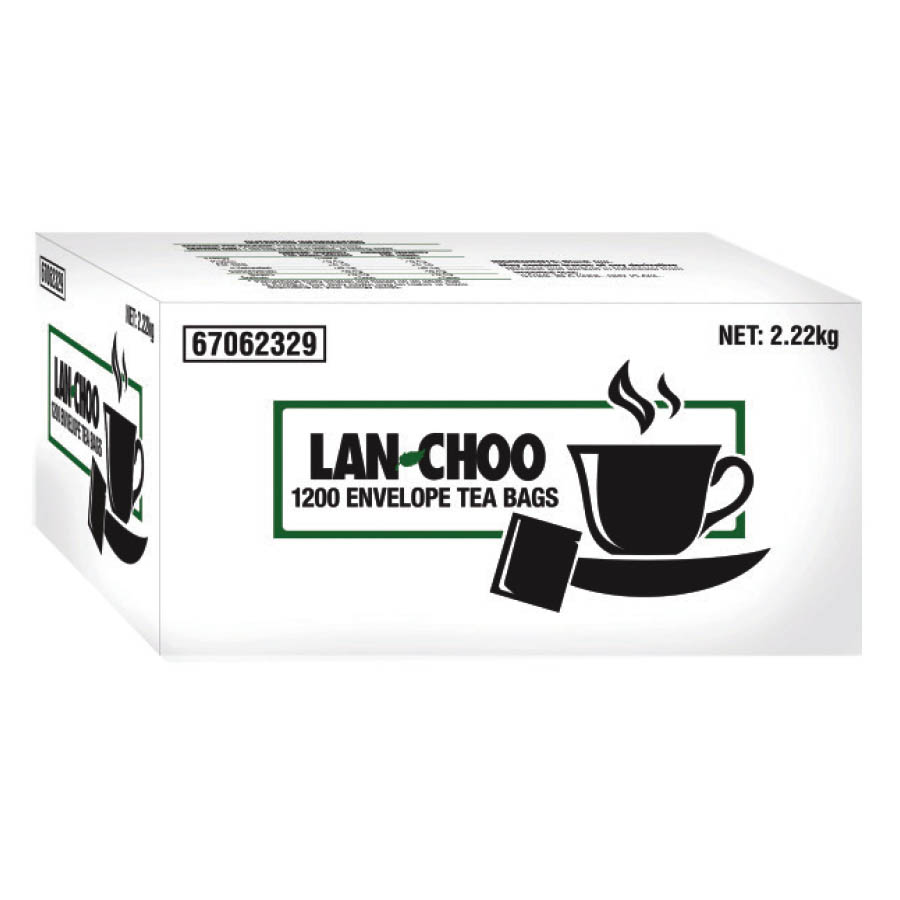 COS TEA BAGS LAN CHOO BLACK ENVL STAPLE FREE CTN1200