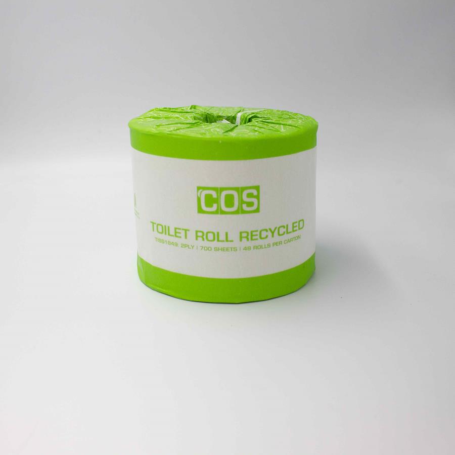 COS Recycled Toilet Roll 2 Ply 700 Sheet TISS1849 COS Complete