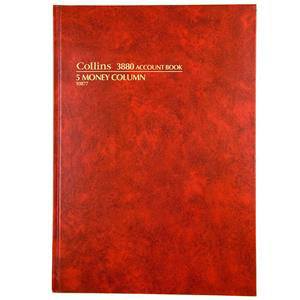 Collins Account Book Hardcover 5 M/C