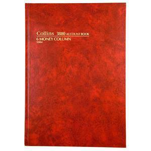 Collins Account Book Hardcover 6 M/C