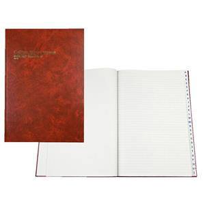 Collins Account Book Hardcover Index