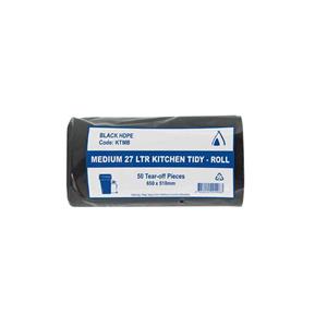 HTP Kitchen Tidy Roll Bin Liner Med 27L