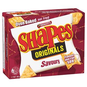 Arnotts Shapes Original Savoury 185g