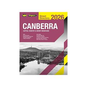 UBD Canberra Street Directory 2026 30ed