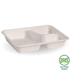 Biopak 3-Compartment Takeaway Base