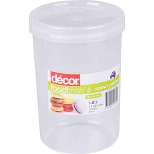 Decor Food Fresh Screw Top Storer 1L