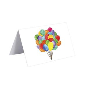 Mini "Balloon Bunch" Blank Card 
