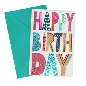 "Happy Birthday" Card