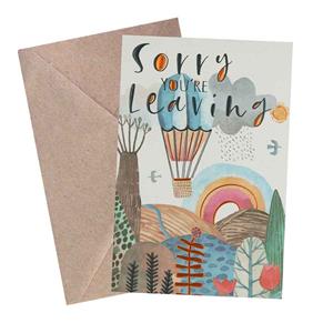 "Sorry You're Leaving" Card