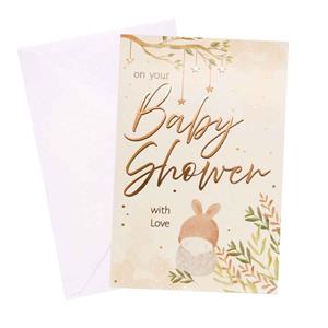 Mini "On Your Baby Shower" Blank Card